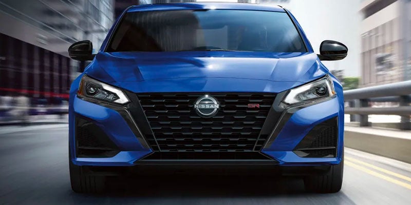 2025 Nissan Altima at Nissan of Canton front view in blue