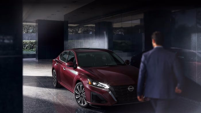 Nissan of Canton in Canton MI Nissan Altima parked in garage