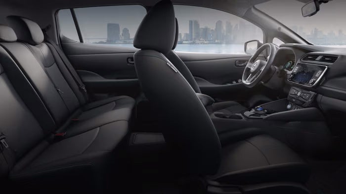 Nissan of Canton in Canton MI Nissan LEAF showing front and rear seats