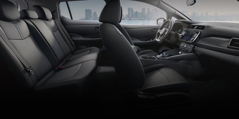 2025 Nissan LEAF<sup>&reg;</sup> at Nissan of Canton front and back seats