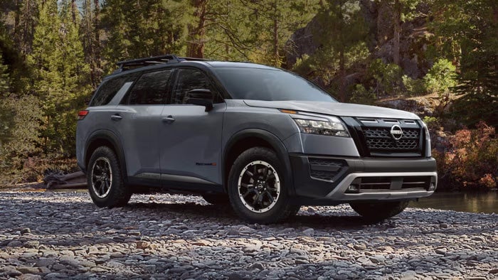 Nissan of Canton in Canton MI Nissan Pathfinder parked off road