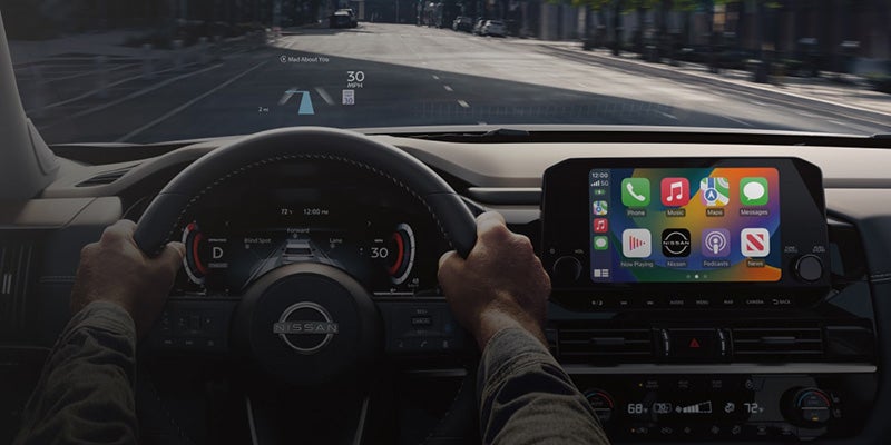 2025 Nissan Pathfinder at Nissan of Canton interior dashboard