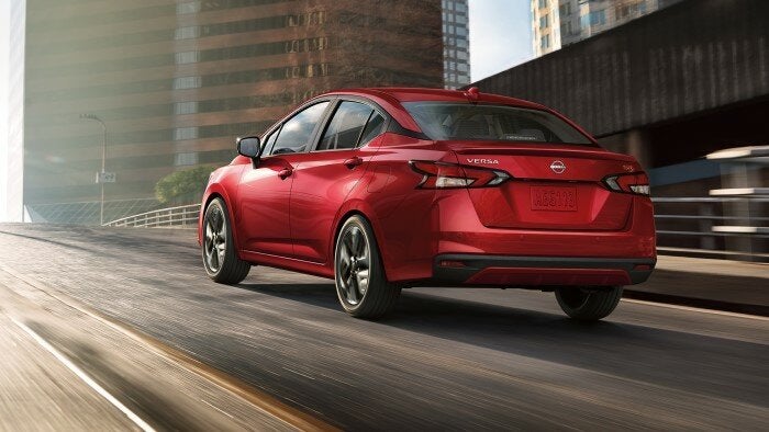 Nissan of Canton in Canton MI Nissan Versa driving in town